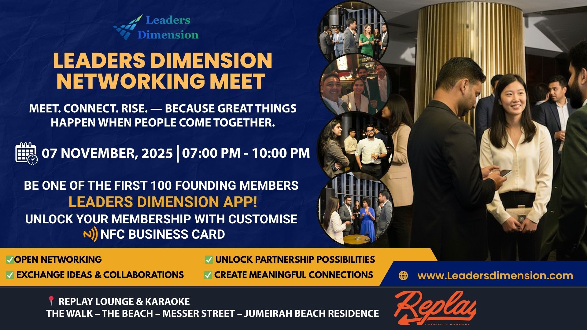 Dubai Business Networking Meet | Exclusive Business Event in Dubai