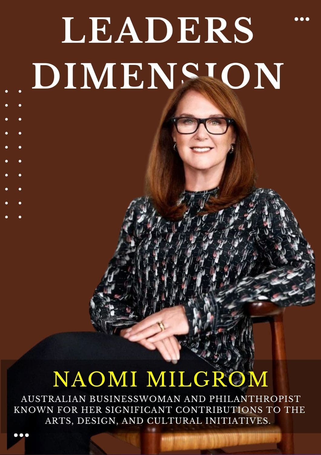 Naomi Milgrom: Transforming Fashion and Philanthropy